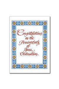 Anniversary of Your Ordination Card- PNCB1545-Inspirational Gifts-Printery House-Michigan Church Supply