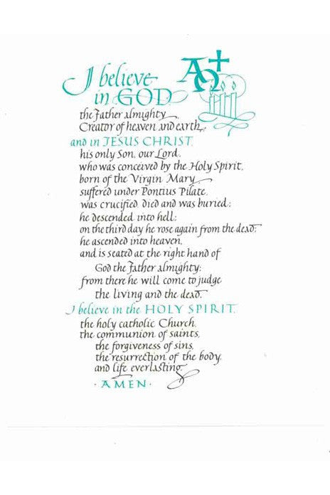 Apostles Creed - PNCF2410-Inspirational Gifts-Printery House-Michigan Church Supply