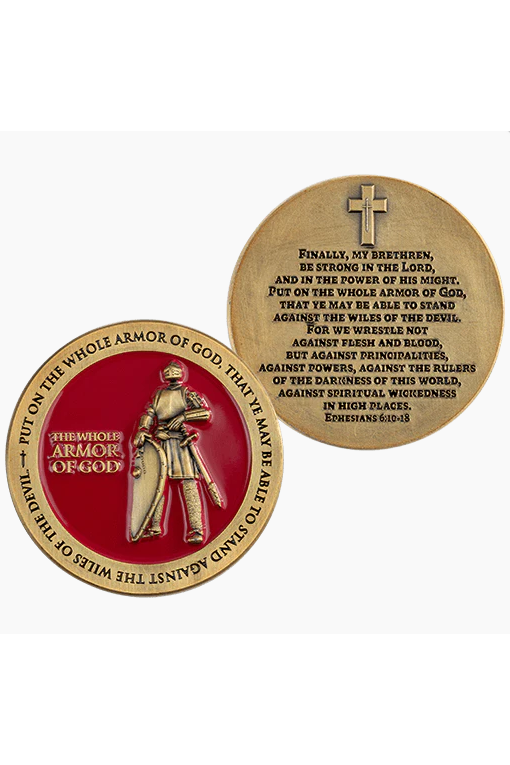 Armor of God Enamel Coins - FRCOIN31-4-Inspirational Gifts-Logos Trading Post-Michigan Church Supply