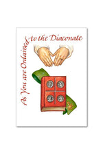 As You are Ordained to the Diaconate Greeting Card- PNCB1544-Inspirational Gifts-Printery House-Michigan Church Supply