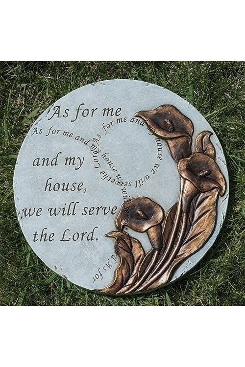 As for Me and My House Garden Stone - LI11850-Inspirational Gifts-Roman, Inc-Michigan Church Supply