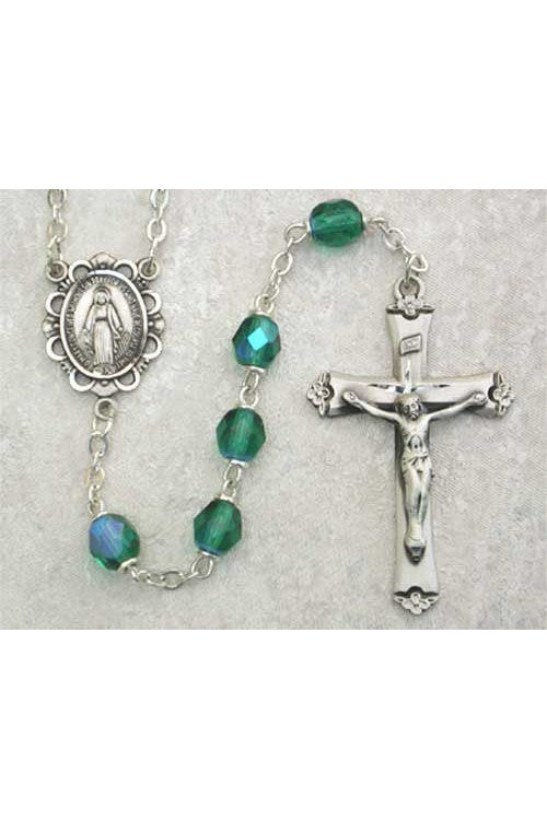 Aurora Borealis Emerald (May) - UZ875LEMF-Inspirational Gifts-McVan-Michigan Church Supply