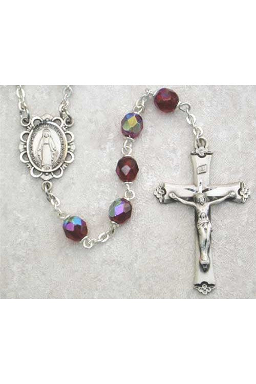 Aurora Borealis Garnet (January) - UZ875LGAF-Inspirational Gifts-McVan-Michigan Church Supply