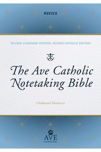 Ave Catholic Notetaking Bible RSV - Hardcover - EZ780-Inspirational Gifts-Ave Maria-Michigan Church Supply