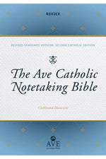 Ave Catholic Notetaking Bible RSV - Hardcover - EZ780-Inspirational Gifts-Ave Maria-Michigan Church Supply