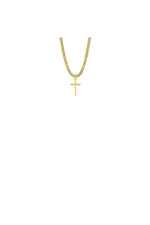 Baby stick Cross Necklace gold plated - WOSX1276GR-Inspirational Gifts-Singer-Michigan Church Supply