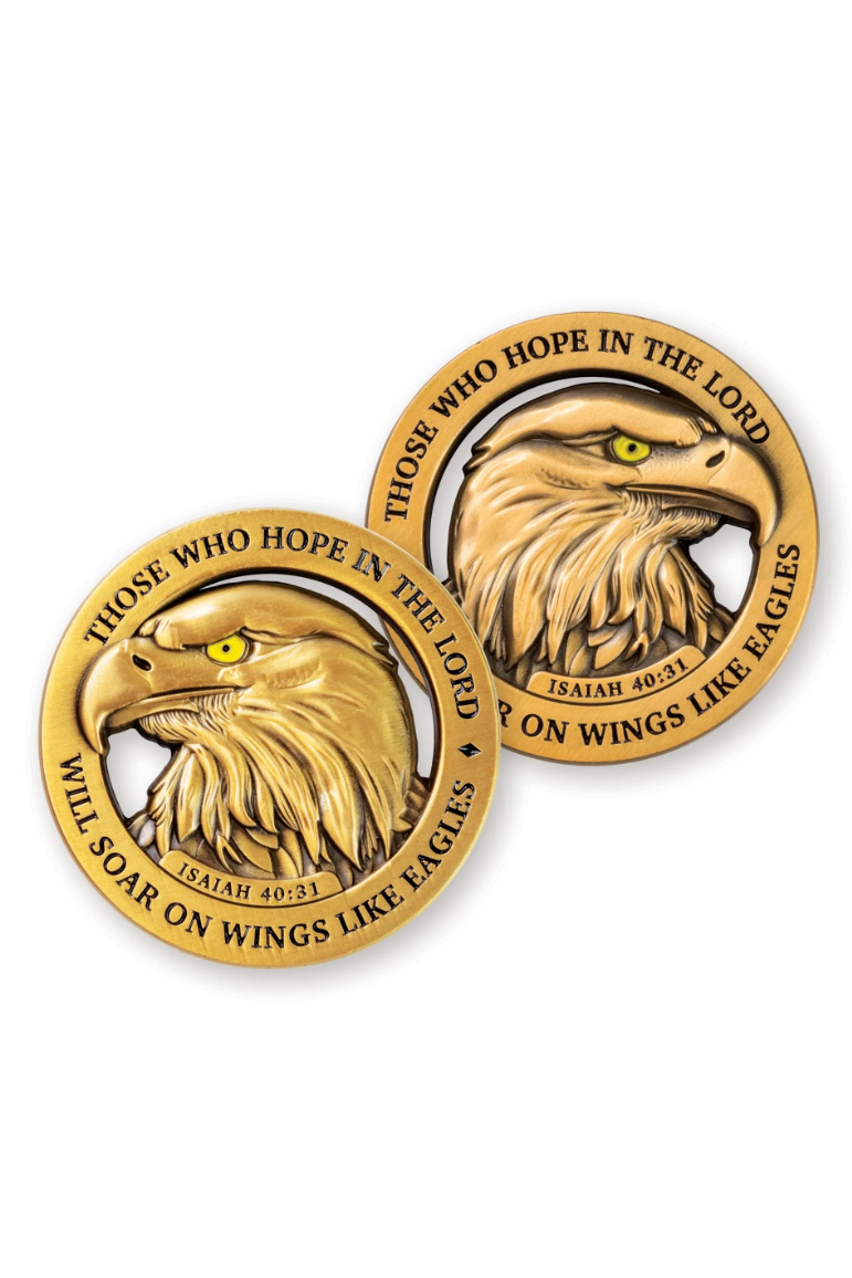 Bald Eagle Coins - FRCOIN75-4-Inspirational Gifts-Logos Trading Post-Michigan Church Supply