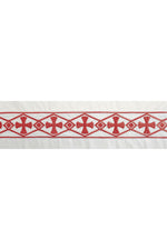 Banded Altar Server Surplice with Square Yoke - UT113B-Church Life-Abbey Brand-8-Red-Michigan Church Supply