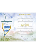 Baptism Certificate - FQXD102-Church Life-Barton Cotton-Michigan Church Supply