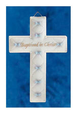 Baptism Cross - Blue - LI42828-Inspirational Gifts-Roman, Inc-Michigan Church Supply