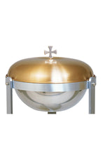 Baptismal Font Cover and Bowl - MIK314-Church Life-Koley-Polished Brass Cover-Michigan Church Supply