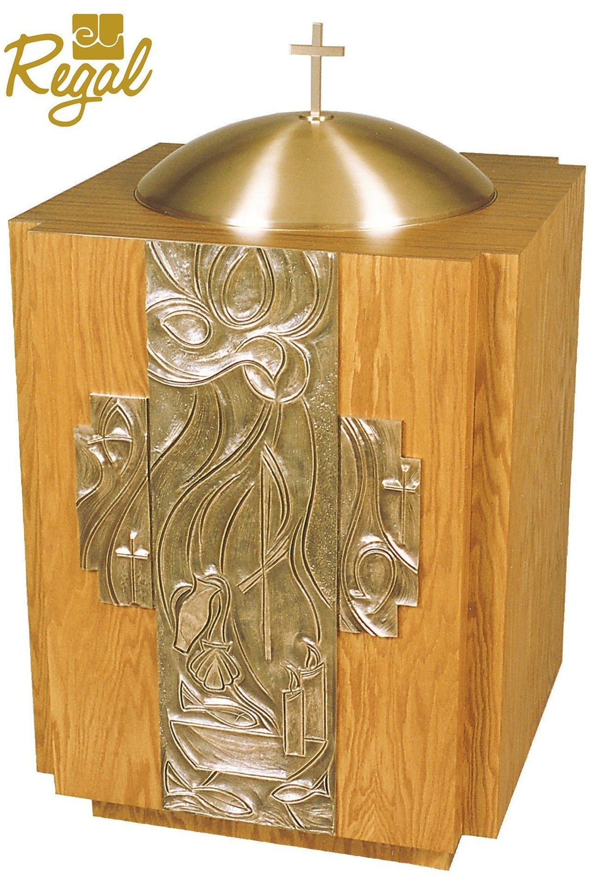 Baptismal Font - QF63BF30-Church Life-Empire Bronze-Michigan Church Supply