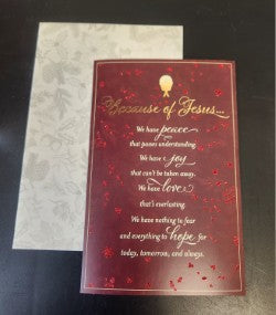 Because of Jesus ... Christmas Boxed Cards - HK-Christmas1499-Inspirational Gifts-Day Spring-Michigan Church Supply