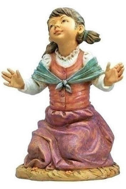 Beth Kneeling Girl Fig 50" Fontanini - LI52349-Inspirational Gifts-Fontanini-Michigan Church Supply