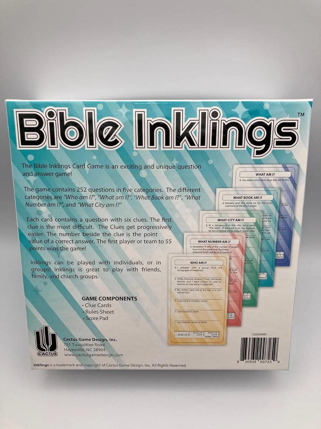 Bible Inklings Game - BWCGD725-Inspirational Gifts-Wee Believers-Michigan Church Supply