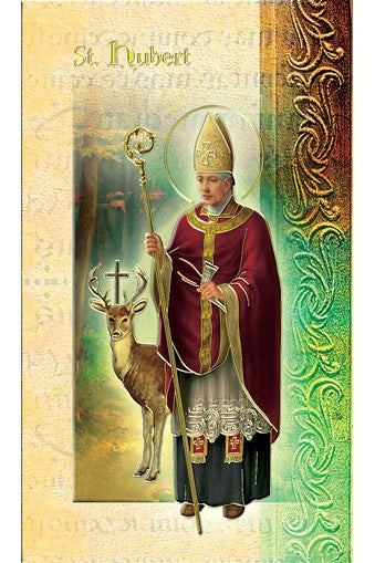 Biography of St Hubert - TAF5450-Inspirational Gifts-Hirten-Michigan Church Supply