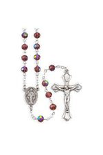 Birthstone Rosary 6 MM - (Jan-Dec) - TAH245-Inspirational Gifts-Hirten-January-Michigan Church Supply