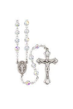 Birthstone Rosary 6 MM - (Jan-Dec) - TAH245-Inspirational Gifts-Hirten-January-Michigan Church Supply