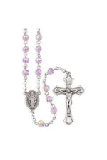 Birthstone Rosary 6 MM - (Jan-Dec) - TAH245-Inspirational Gifts-Hirten-January-Michigan Church Supply