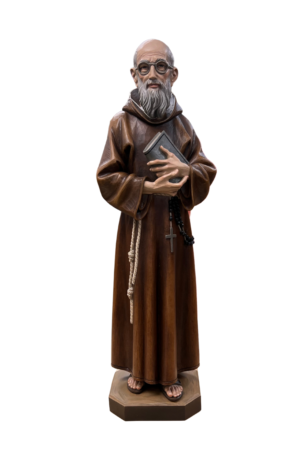 Bl. Solanus Casey Wood Carved Statue - YK266500-Church Life-Ulrich-12" Maple Wood-Michigan Church Supply