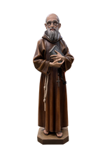 Bl. Solanus Casey Wood Carved Statue - YK266500-Church Life-Ulrich-12" Maple Wood-Michigan Church Supply