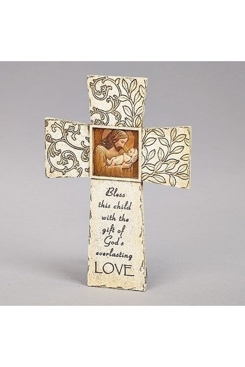 Bless This Child Wall Cross - LI601300-Inspirational Gifts-Roman, Inc-Michigan Church Supply