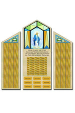 Blessed Mother Mary Donor Wall - XWRT10-Church Life-Terra Sancta-Michigan Church Supply