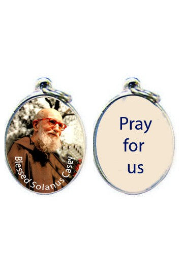 Blessed Solanus Casey Silver Tone Epoxy Metal-NP17343115-Inspirational Gifts-Lumen Mundi-Michigan Church Supply