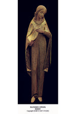 Blessed Virgin - 3/4 Relief - HD64081-Church Life-Demetz-48"-Michigan Church Supply