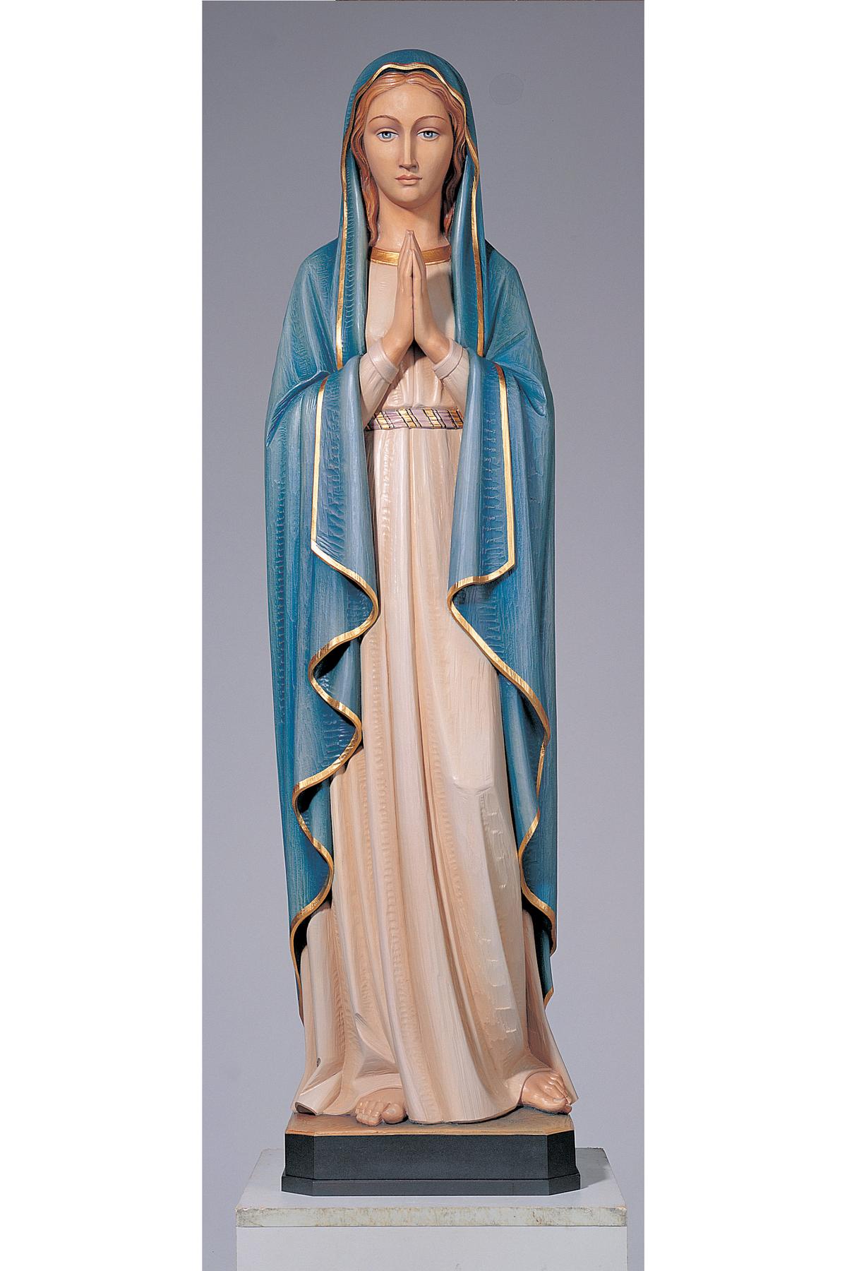 Blessed Virgin Statue - HD615-Church Life-Demetz-Linden Wood 30"-Michigan Church Supply