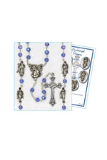 Blue Archangel Rosary - HX25865ARCH-Inspirational Gifts-Devon-Michigan Church Supply