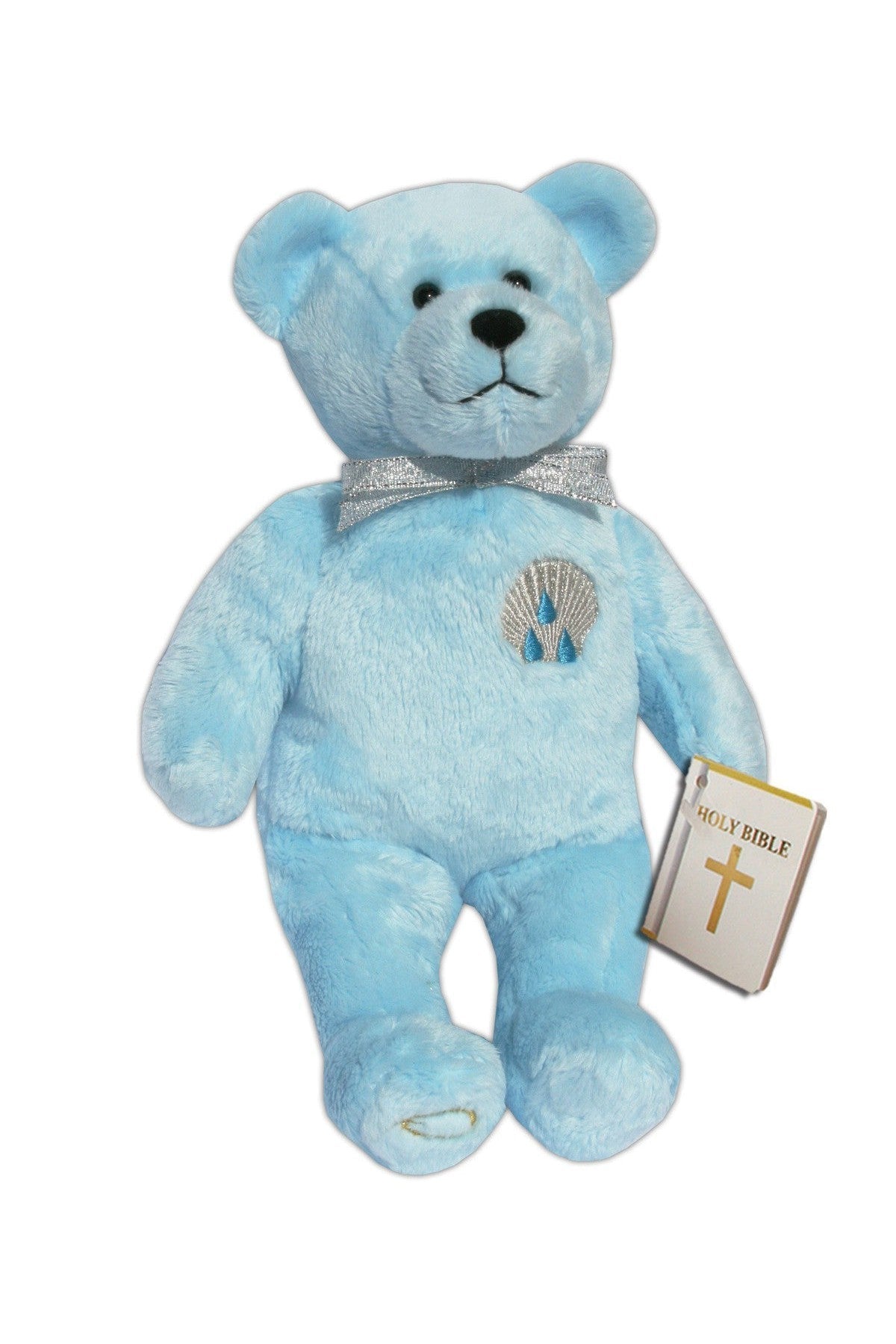 Blue Baptism Holy Bear - TXBUSB-Inspirational Gifts-Holy Bears-Michigan Church Supply