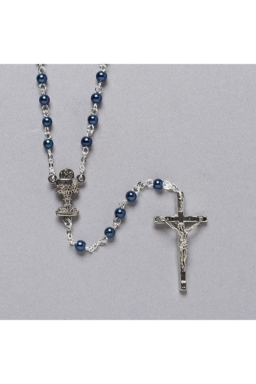 Blue Communion Rosary - LI40931-Inspirational Gifts-Roman, Inc-Michigan Church Supply