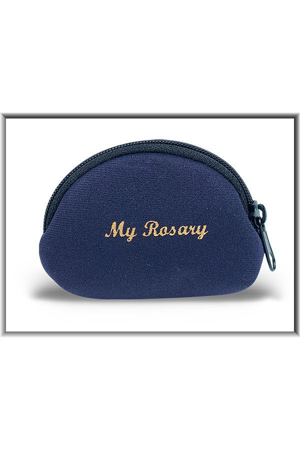 Blue Neoprene Rosary Case -TA168604-Inspirational Gifts-Hirten-Michigan Church Supply