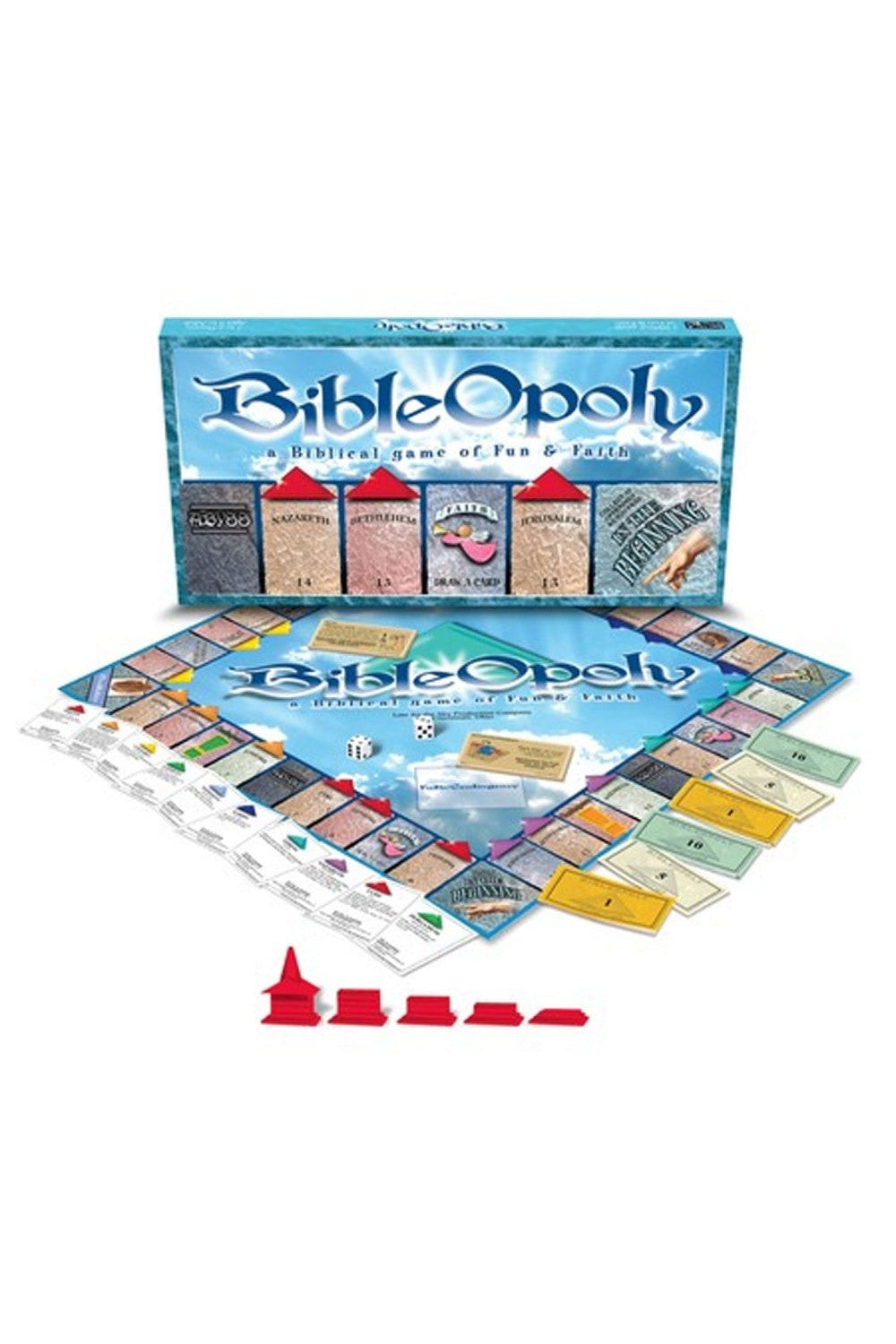 Board Game: Bibleopoly - NE01017-Inspirational Gifts-New Day-Michigan Church Supply