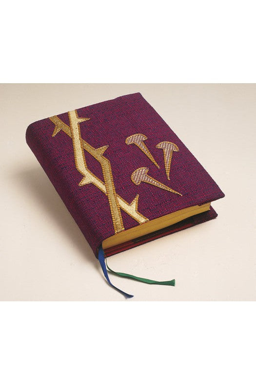 Book Cover in Purple for Lent - WN2394-Church Life-Art Studio Slabbinck-Michigan Church Supply