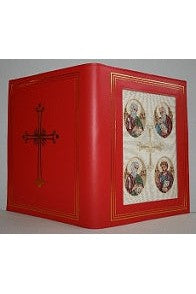 Book of the Gospel Cover-Church Life-Ecumenicus-4 Gospels - Red-Michigan Church Supply