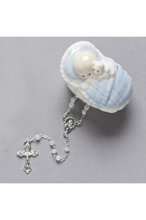 Boy Keepsake Box with Rosary - LI31008-Inspirational Gifts-Roman, Inc-Michigan Church Supply