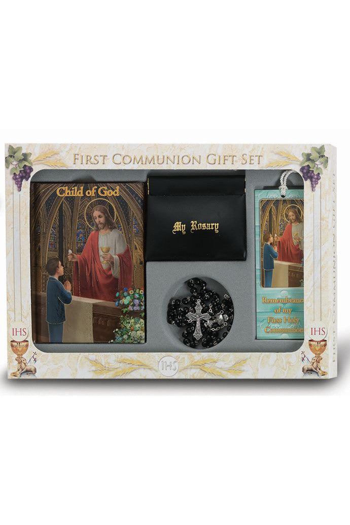 Boy's Deluxe Communion Gift Set - TA5271-Inspirational Gifts-Hirten-Michigan Church Supply