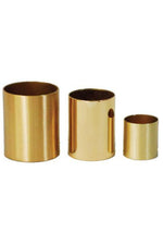 Brass Candle Sockets-Church Life-MCS-DO-All Purpose Without Base-High Polish-Michigan Church Supply