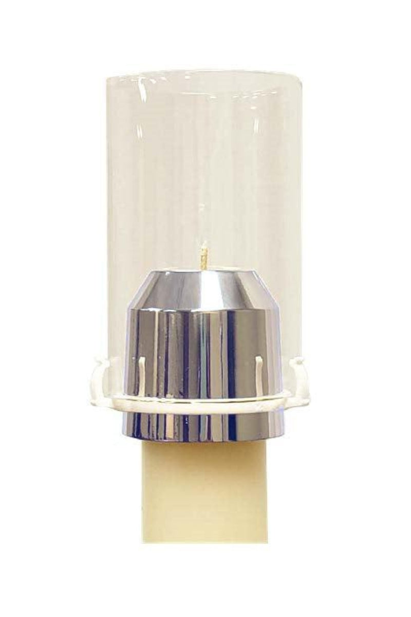 Brass Economy Follower-Church Life-MCS-DO-3/4" - 7/8"-Satin Nickel Plated-Yes-Michigan Church Supply