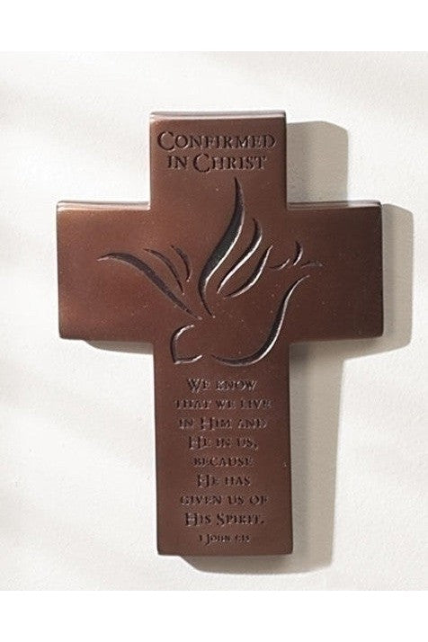 Brown Wall Cross 7" - LI63693-Inspirational Gifts-Roman, Inc-Michigan Church Supply