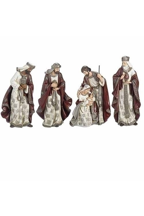 Burgundy Nativity - LI633417-Inspirational Gifts-Roman, Inc-Michigan Church Supply