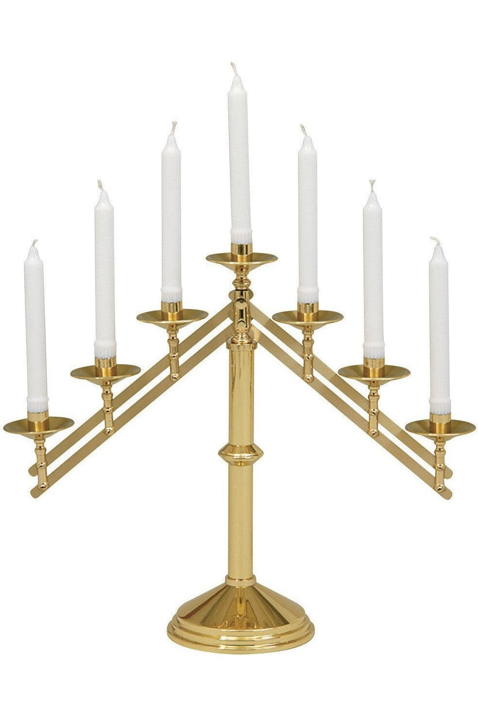 Candelabra - MIK482-Church Life-Koley-3 - Light w/ 5" Base-Michigan Church Supply