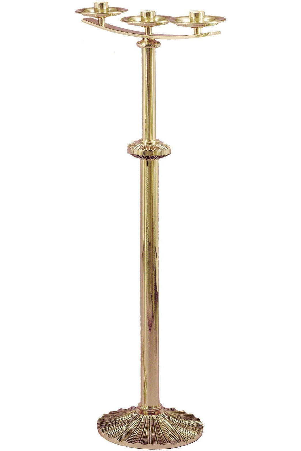 Candelabra - QF19FCL36-Church Life-Empire Bronze-3 Lite-Michigan Church Supply