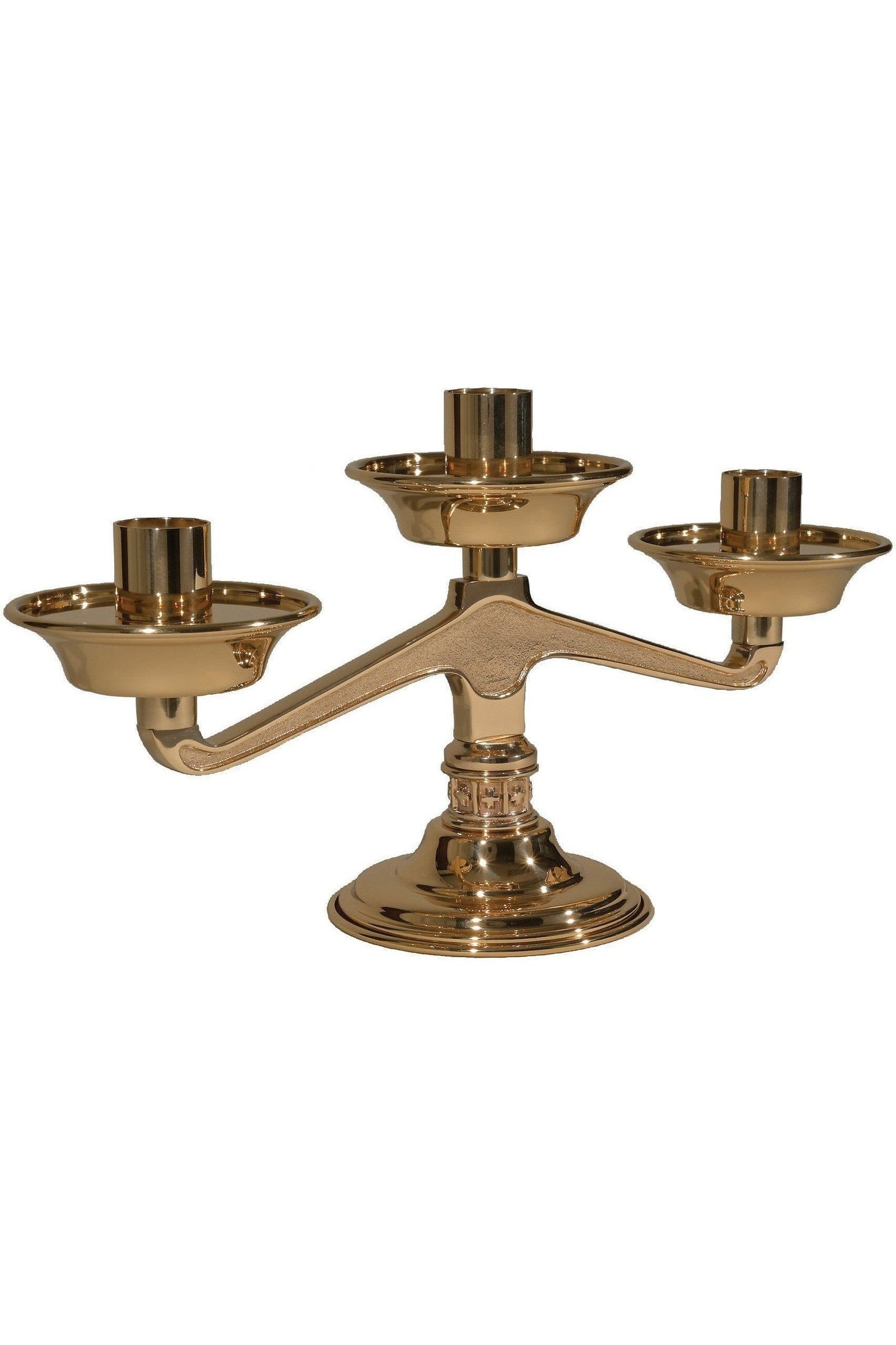 Candelabra - QF20ACL34-3-Church Life-Empire Bronze-Combination-Michigan Church Supply