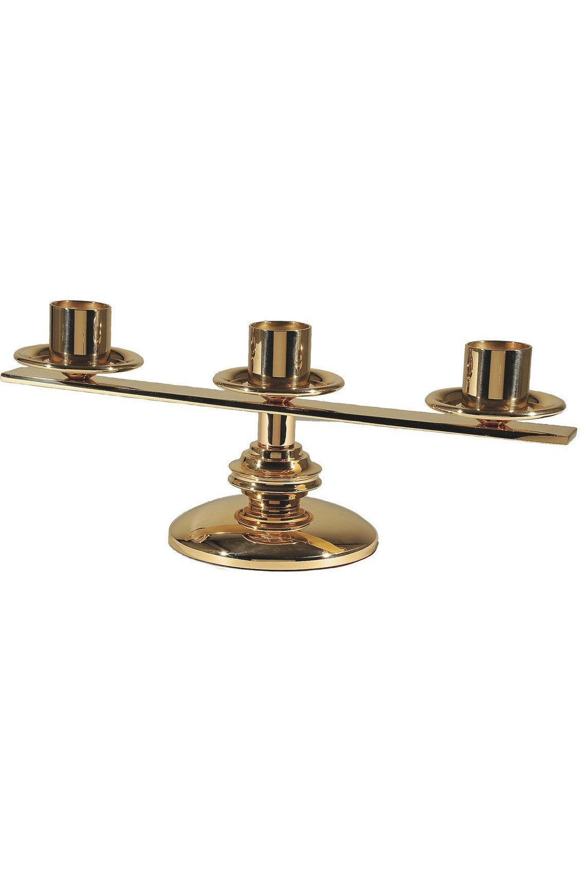 Candelabra - QF25ACL15-Church Life-Empire Bronze-3 Lite Satin-Michigan Church Supply