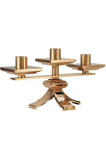 Candelabra - QF44ACL14-Church Life-Empire Bronze-3 Lite-Michigan Church Supply