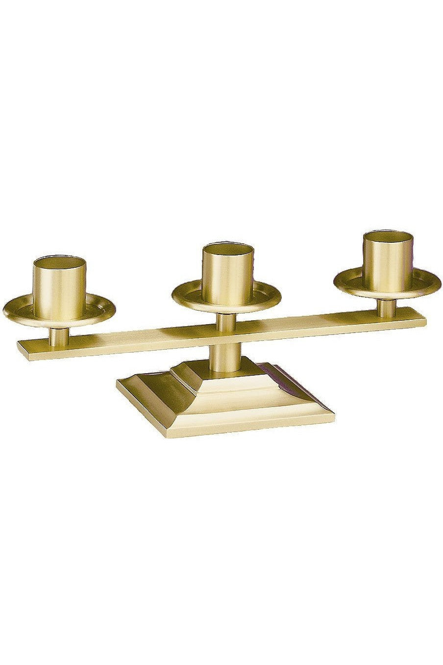 Candelabra - QF59ACL59-Church Life-Empire Bronze-3 Lite Satin-Michigan Church Supply