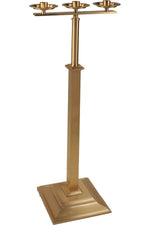 Candelabra - QF59FCL59-Church Life-Empire Bronze-3 Lite Satin-Michigan Church Supply